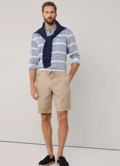 bermuda shorts with drawstring waist