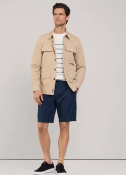 bermuda shorts with drawstring waist