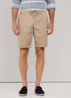 bermuda shorts with drawstring waist