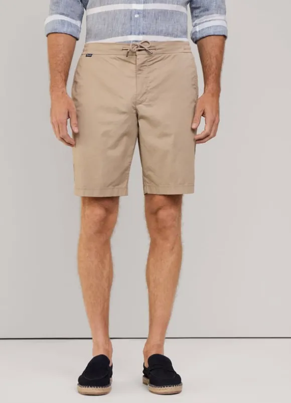 bermuda shorts with drawstring waist