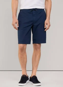 bermuda shorts with drawstring waist