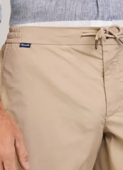 bermuda shorts with drawstring waist