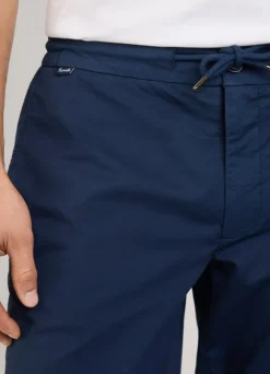 bermuda shorts with drawstring waist