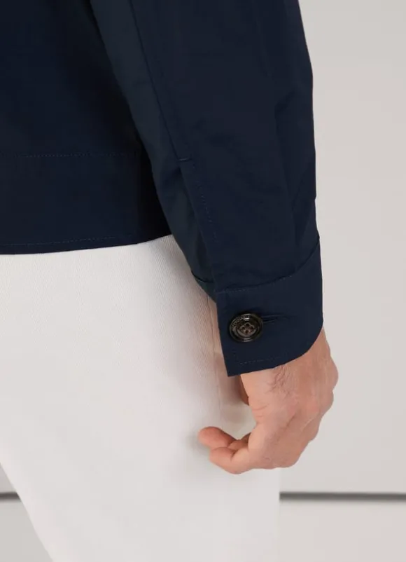 buttoned closure overshirt
