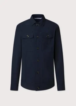 buttoned closure overshirt