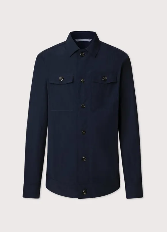 buttoned closure overshirt