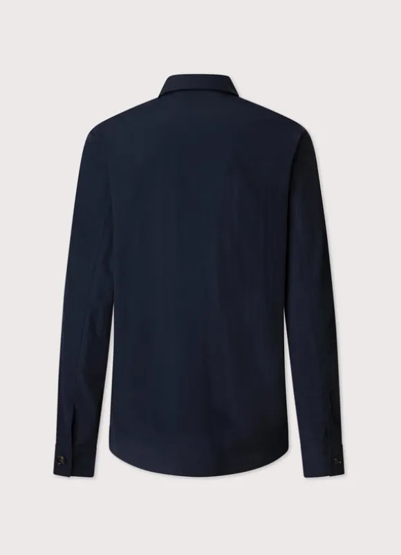 buttoned closure overshirt