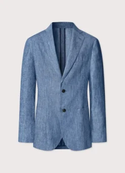 chambray linen blazer