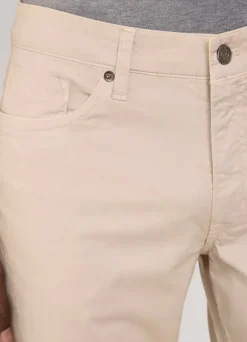 classic fit gabardine trousers