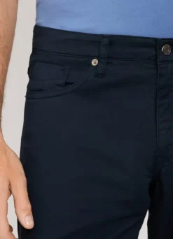 classic fit gabardine trousers