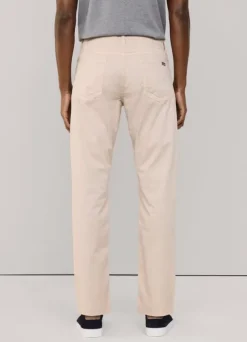classic fit gabardine trousers