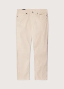 classic fit gabardine trousers
