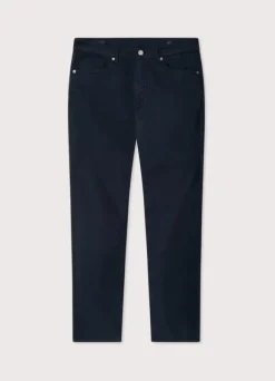 classic fit gabardine trousers
