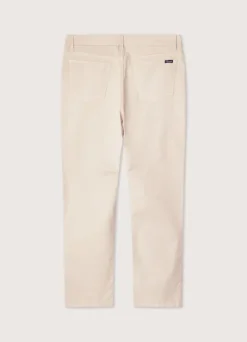 classic fit gabardine trousers