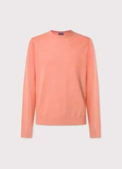 cotton silk crew neck jumper
