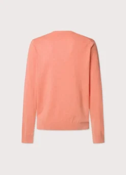 cotton silk crew neck jumper