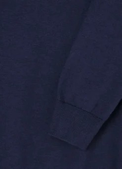 cotton silk v neck jumper