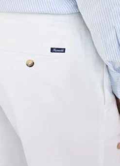drawstring linen chino shorts