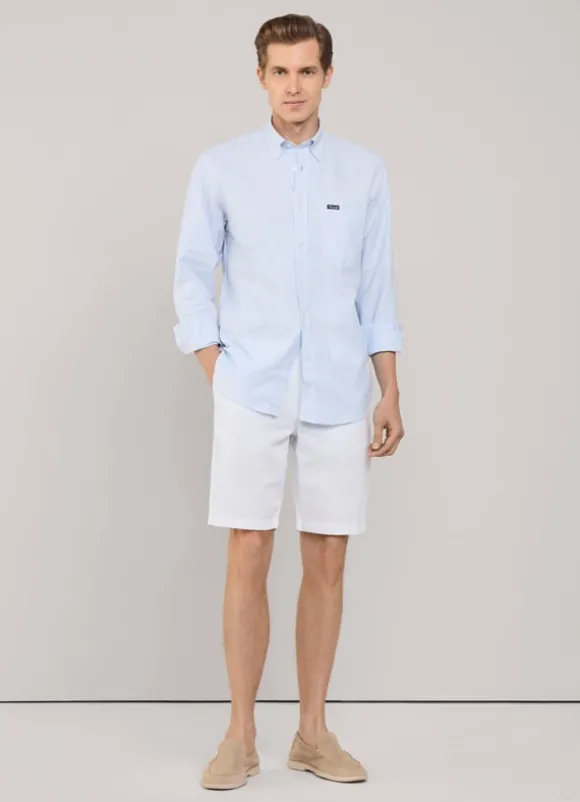 drawstring linen chino shorts