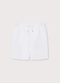 drawstring linen chino shorts