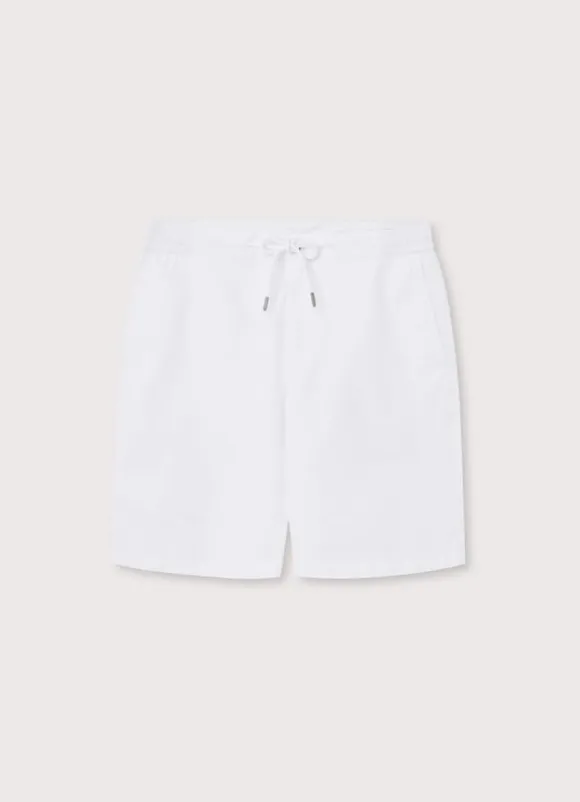 drawstring linen chino shorts