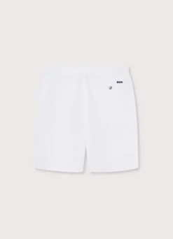drawstring linen chino shorts