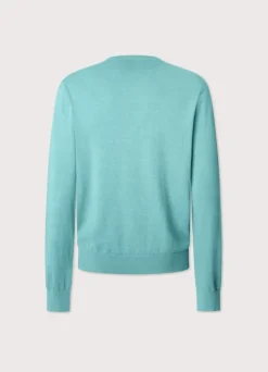 embroidered bird crew neck jumper