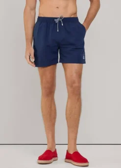embroidered bird swim shorts