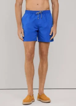 embroidered bird swim shorts