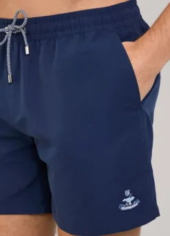 embroidered bird swim shorts