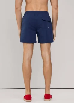 embroidered bird swim shorts