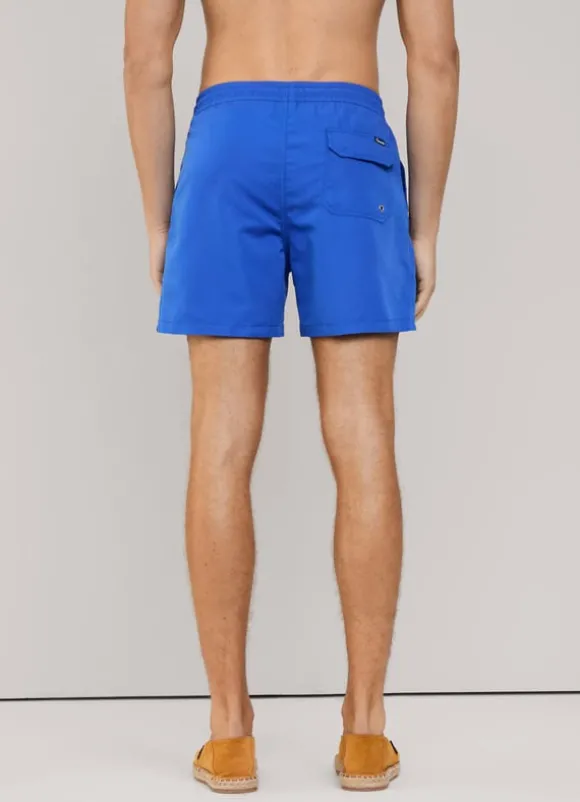 embroidered bird swim shorts