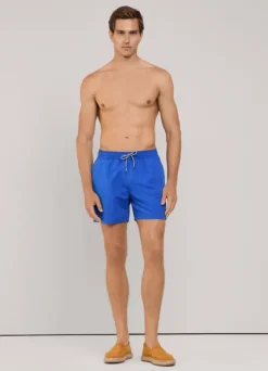 embroidered bird swim shorts