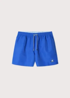 embroidered bird swim shorts
