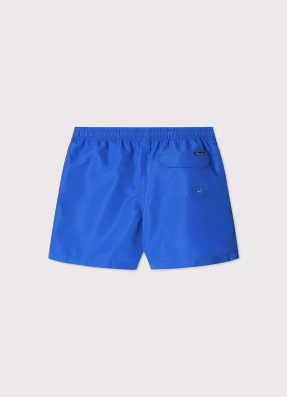 embroidered bird swim shorts