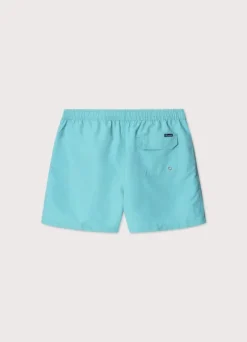 embroidered bird swim shorts