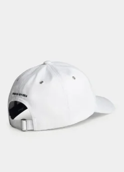 embroidered gabardine cap