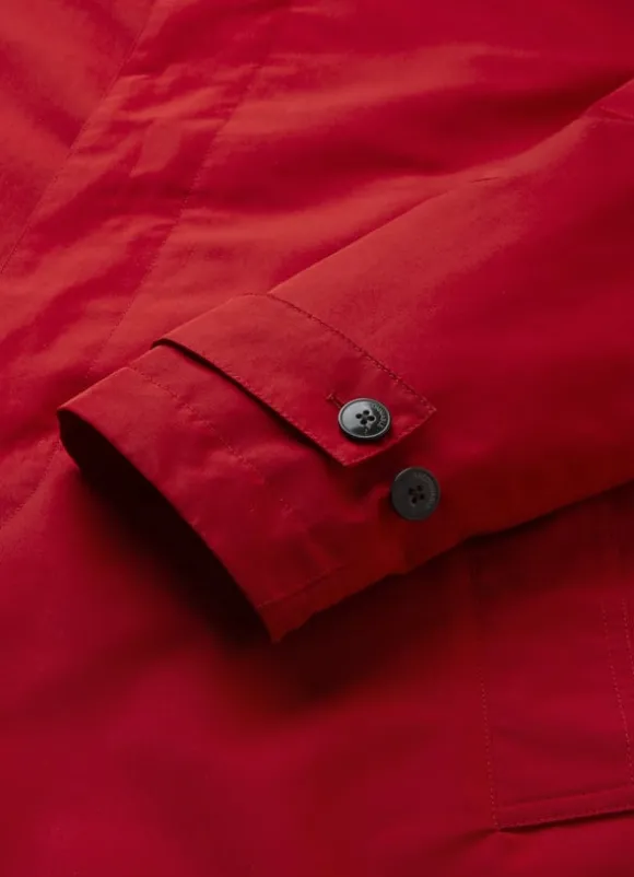 flap pockets parka