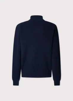 full zip high neck cardigan