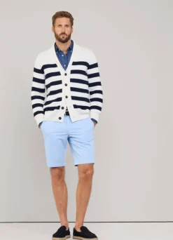 garment dyed stretch bermuda shorts