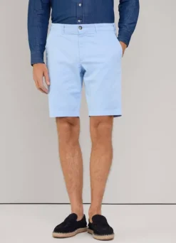 garment dyed stretch bermuda shorts