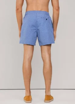 geometric swim shorts