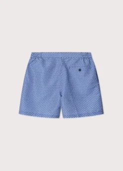 geometric swim shorts