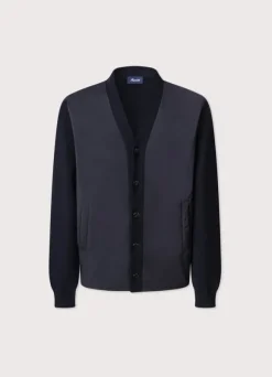 hybrid cardigan with buttoned closure