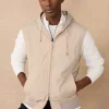 hybrid gilet with hood