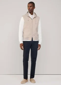 hybrid gilet with hood
