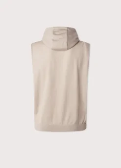 hybrid gilet with hood