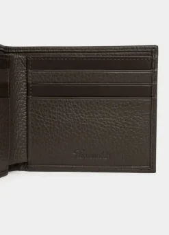 leather folding wallet