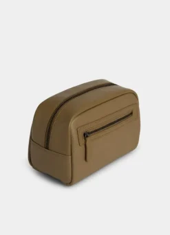 leather washbag