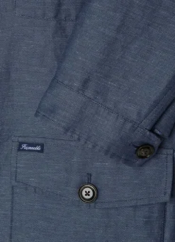 linen cotton safari jacket